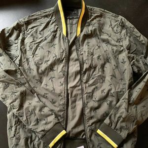 Cactus Man 🌵 Bird Print Bomber Jacket